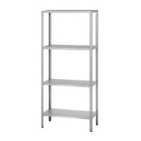 Стеллаж полочный СПЛб «Base» 1800x800x400 со сплошной полкой (цинк)