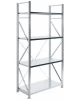 Металлический стеллаж Практик MS U 2500x1200x600/4 усиленный