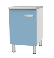 Стол лабораторный однотумбовый с дверкой МЕГИ ForLab СЛ-01-101