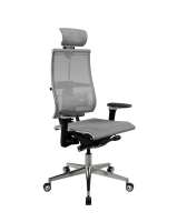 Кресло Yoga Spine Y 4DF B2-5D YM93 (сетка светло-серая) B32/W04