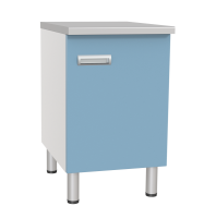 Стол лабораторный однотумбовый с дверкой МЕГИ ForLab СЛ-01-106