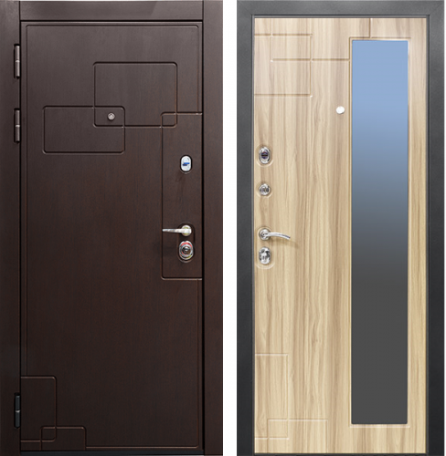 Дверь металлическая входная ДИПЛОМАТ 2060/880/104 R/L Valberg